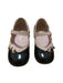 A Black Flats from Dr. Kong in size 3T for girl. (Front View)