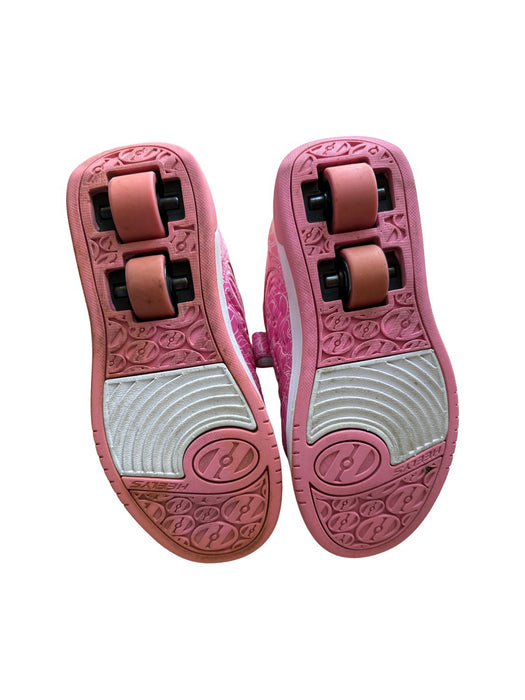 A Pink Sneakers from Heelys in size 9Y for girl. (Back View)