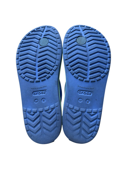 A Multicolour Flip Flops from Crocs in size 7Y for neutral. (Back View)