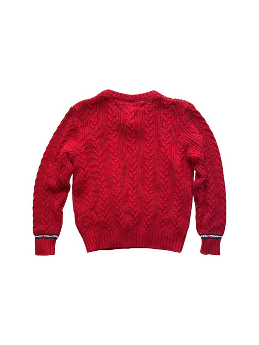 A Red Knit Sweaters from Tommy Hilfiger in size 8Y for neutral. (Back View)