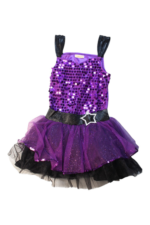 A Purple Halloween Costumes from Retykle in size 6T for girl. (Front View)