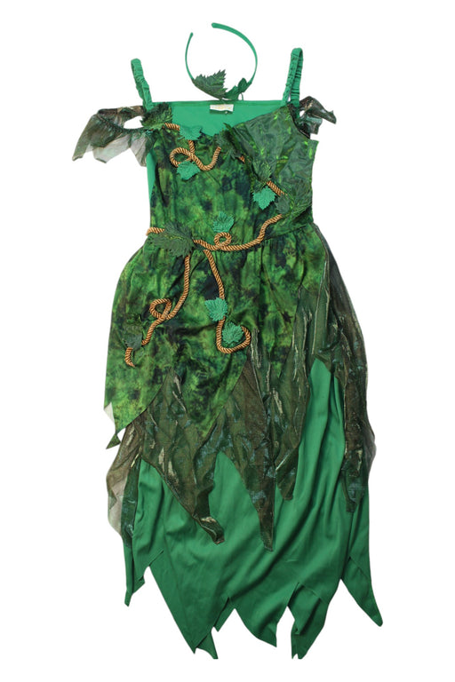 A Green Halloween Costumes from Retykle in size 8Y for girl. (Front View)