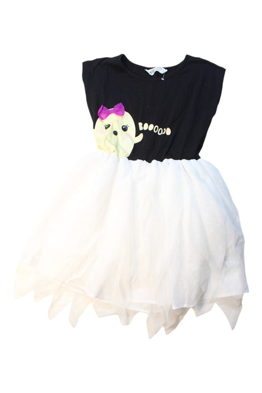 A Black Short Sleeve Dresses from Retykle in size 9Y for girl. (Front View)