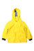 A Yellow Rain Jackets from Petit Bateau in size 2T for boy. (Front View)