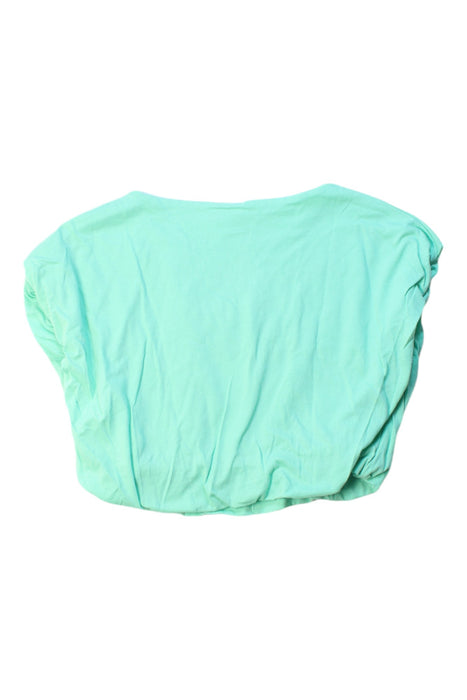 A Green Short Sleeve Tops from Seed in size 6T for girl. (Back View)