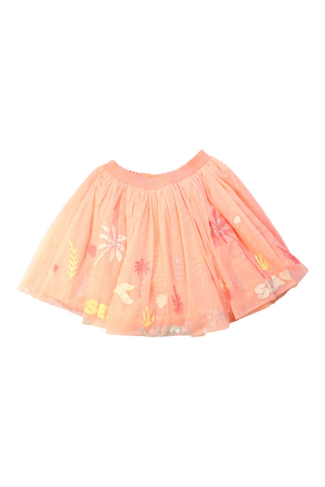 A Peach Tulle Skirts from Billieblush in size 8Y for girl. (Front View)