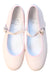 A White Flats from Amaia in size 9Y for girl. (Back View)