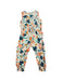 A Multicolour Sleeveless Jumpsuits from Catimini in size 3T for girl. (Back View)