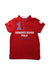 A Red Short Sleeve Polos from Shanghai Tang in size 4T for boy. (Front View)