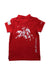 A Red Short Sleeve Polos from Shanghai Tang in size 4T for boy. (Back View)