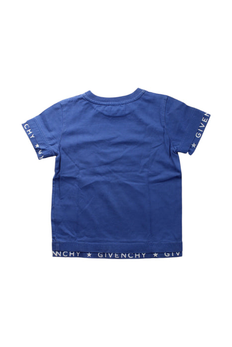 A Blue Short Sleeve T Shirts from Givenchy in size 4T for boy. (Back View)