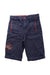 A Navy Shorts from Sergent Major in size 8Y for boy. (Front View)