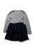 A Navy Long Sleeve Dresses from Seed in size 7Y for girl. (Back View)