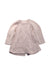 A Pink Coats from Nanos in size 12-18M for girl. (Back View)