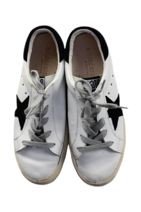 A White Sneakers from Golden Goose in size 10Y for neutral. (Back View)