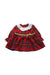 A Red Long Sleeve Dresses from Cotton Pigs in size 3-6M for girl. (Front View)