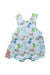 A Multicolour Sleeveless Rompers from Cotton Pigs in size 0-3M for neutral. (Back View)