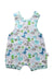 A Multicolour Sleeveless Rompers from Cotton Pigs in size 3-6M for neutral. (Front View)