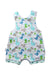 A Multicolour Sleeveless Rompers from Cotton Pigs in size 3-6M for neutral. (Back View)