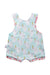 A Multicolour Sleeveless Rompers from Cotton Pigs in size 0-3M for neutral. (Back View)