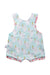 A Multicolour Sleeveless Rompers from Cotton Pigs in size 0-3M for neutral. (Back View)