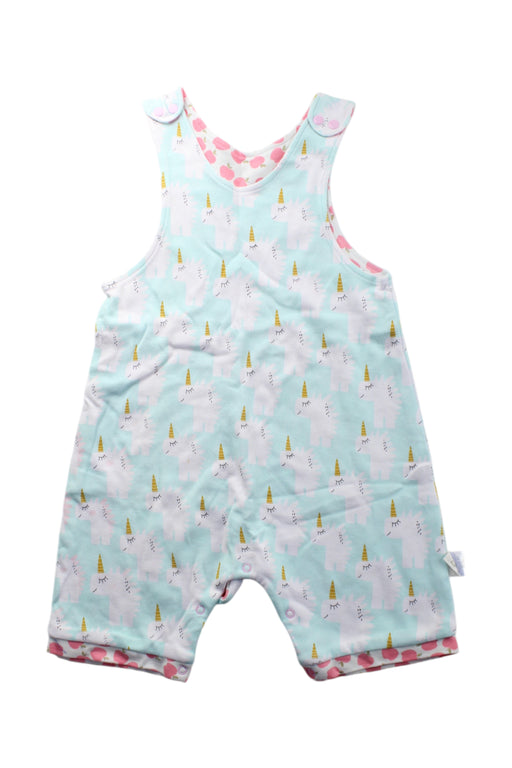 A Multicolour Sleeveless Rompers from Cotton Pigs in size 18-24M for neutral. (Front View)