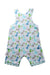 A Multicolour Sleeveless Rompers from Cotton Pigs in size 18-24M for neutral. (Back View)