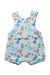 A Multicolour Sleeveless Rompers from Cotton Pigs in size 0-3M for neutral. (Front View)