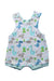 A Multicolour Sleeveless Rompers from Cotton Pigs in size 0-3M for neutral. (Front View)