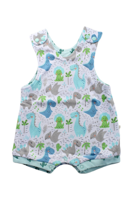 A Multicolour Sleeveless Rompers from Cotton Pigs in size 0-3M for neutral. (Front View)