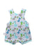 A Multicolour Sleeveless Rompers from Cotton Pigs in size 0-3M for neutral. (Back View)