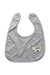 A Grey Bibs from Cotton Pigs in size O/S for neutral. (Front View)