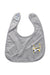 A Grey Bibs from Cotton Pigs in size O/S for neutral. (Front View)