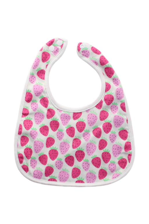 A Pink Bibs from Cotton Pigs in size O/S for neutral. (Front View)