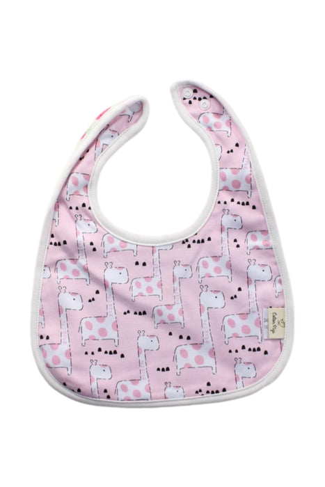 A Pink Bibs from Cotton Pigs in size O/S for neutral. (Back View)