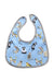 A Grey Bibs from Cotton Pigs in size O/S for neutral. (Back View)