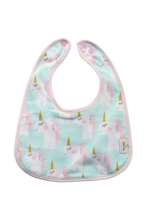 A Pink-White Bibs from Cotton Pigs in size O/S for neutral. (Back View)