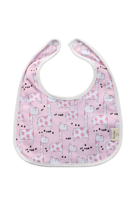 A Pink Bibs from Cotton Pigs in size O/S for neutral. (Back View)