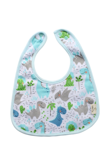 A Green Bibs from Cotton Pigs in size O/S for neutral. (Back View)