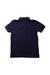 A Navy Short Sleeve Polos from Crewcuts in size 6T for boy. (Back View)