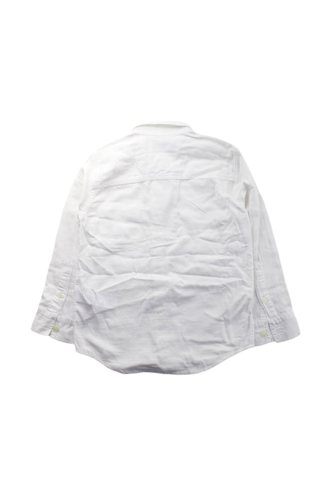 A White Long Sleeve Shirts from Abercrombie & Fitch in size 5T for boy. (Back View)