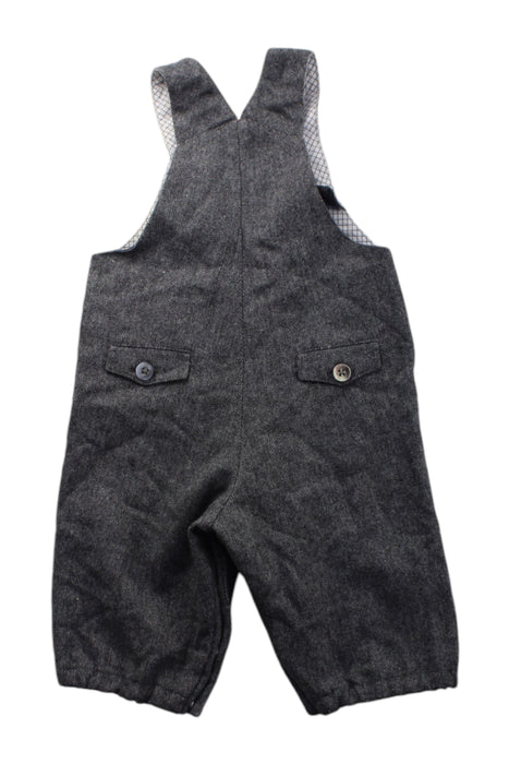 A Grey Long Overalls from Jacadi in size 6-12M for neutral. (Back View)