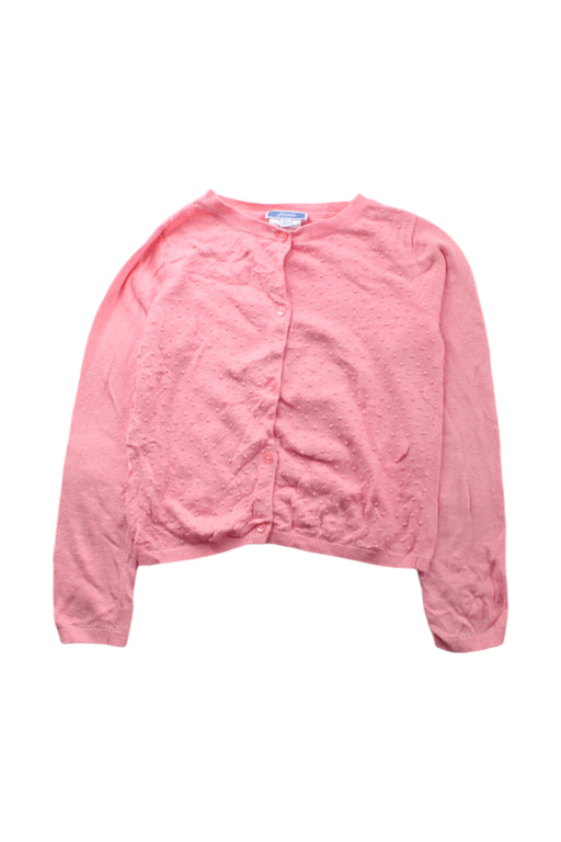 A Pink Cardigans from Jacadi in size 6T for girl. (Front View)