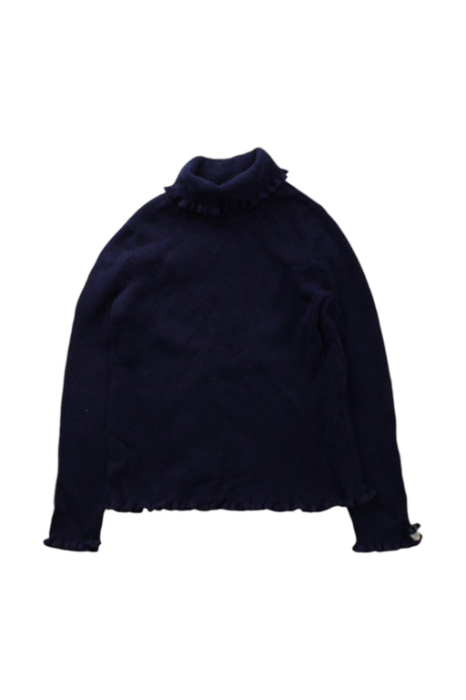 A Navy Long Sleeve Tops from Nicholas & Bears in size 4T for girl. (Front View)