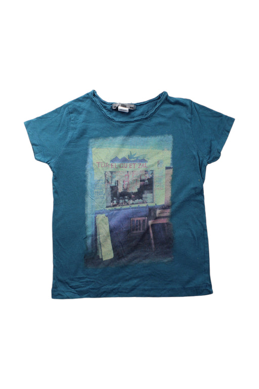 A Blue Short Sleeve T Shirts from Bonpoint in size 4T for neutral. (Front View)