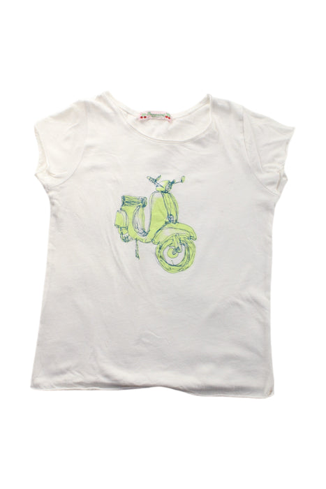 A White Short Sleeve T Shirts from Bonpoint in size 2T for neutral. (Front View)