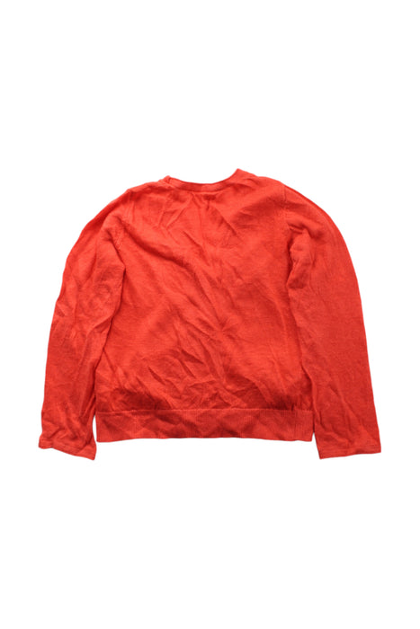 A Orange Cardigans from Bonpoint in size 4T for girl. (Back View)