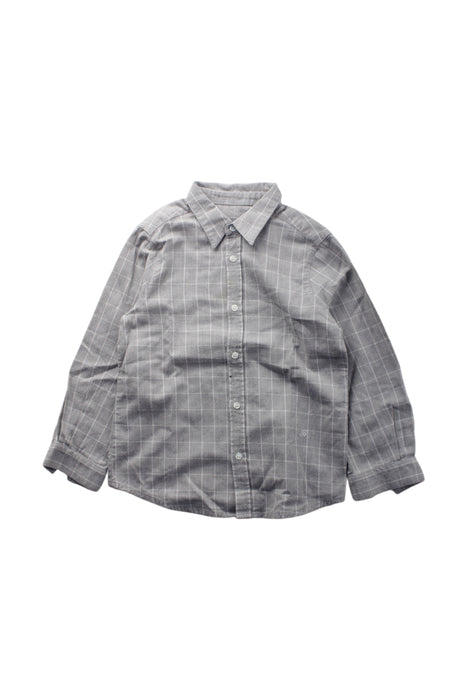 A Grey Long Sleeve Shirts from Bonpoint in size 4T for neutral. (Front View)