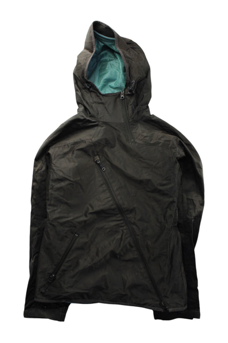 A Black Rain Jackets from Burton in size 14Y for neutral. (Front View)