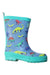 A Blue Rain Boots from Hatley in size 6T for boy. (Front View)